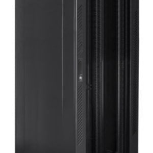 ARMARIO LANBERG RACK 19 42U 600X1200 FLAT PACK NEGRO PUERTA CRISTAL CON LCD