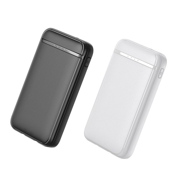 Bateria Externa Power Bank 5000 mAh COOL (2 Cables: TIPO C / Lightning) Blanco - Image 7