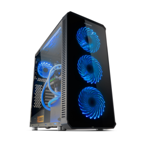 CAJA NOX HUMMER TGX ATX 2XUSB3.0 2XUSB2.0 NEGRO RGB