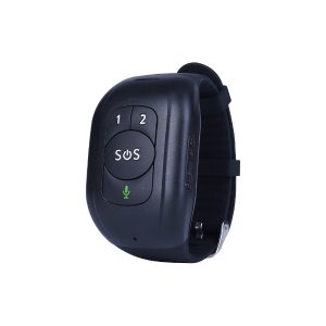 PULSERA PARA ANCIANOS CON SOS 4G GPS LOCALIZADOR NEGRO LEOTEC