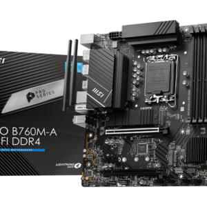 PLACA BASE MSI PRO B760M-A WIFI DDR4