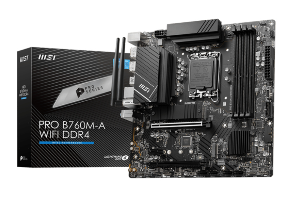 PLACA BASE MSI PRO B760M-A WIFI DDR4