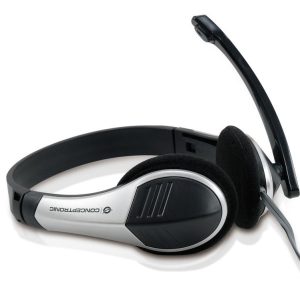 Auriculares conceptronic estereo + microfono para videoconferencia