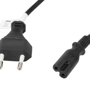 Cable de alimentacion lanberg ocho cee 7 - 16 a iec320 c7 1.8m