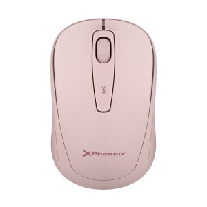 Phoenix m250 ratón inalámbrico 2.4 ghz receptor usb hasta 1600 dpi compatible con pc mac portátil color rosa