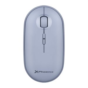 Phoenix rebble ratón inalambrico bluetooth y 2.4 ghz hasta 3 dispositivos con receptor usb clic silencioso para portátil notebook pc chomebook mac color azul