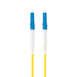 Latiguillo fibra optica lc - upc lanberg 1m mono simplex g657a1 lszh amarillo