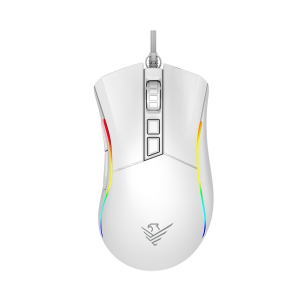 Ratón gaming void 12000 dpi de alto rendimiento blanco