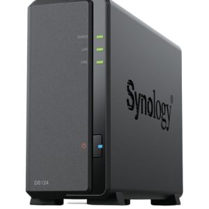 Servidor nas synology disk station ds124 1gb 1 bahias gigabit ethernet