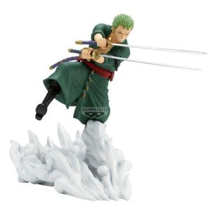 Figura banpresto one piece senkozekkei roronoa zoro egghead ver. 15cm