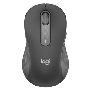Mouse raton logitech m650 para zurdos optico wireless inalambrico negro