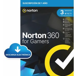Antivirus norton 360 for gamers 50gb español 1 usuario 3 dispositivos 1 año esd electronica drmkey