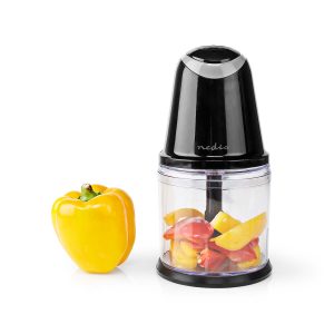 NEDIS PICADORA DE ALIMENTOS | 260 W | 0.5 L | PLÁSTICO | 2 AJUSTES DE VELOCIDAD | NEGRO