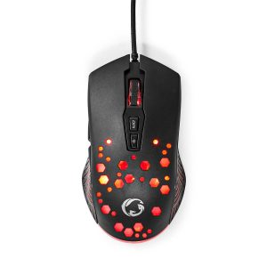 NEDIS RATON GAMING |CABLE1,5M| DPI AJUSTABLE |BOTONES: 7 PROGRAMABLES |DIESTRO R