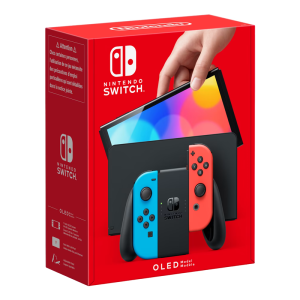 NINTENDO SWITCH (VERSIÓN OLED) AZUL NEÓN/ROJO NEÓN