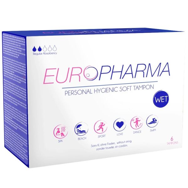 EUROPHARMA TAMPONS AÇÃO TAMPONS 6 UNIDADES