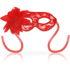 MÁSCARAS DE Renda EYEMASK E FLOR - VERMELHO