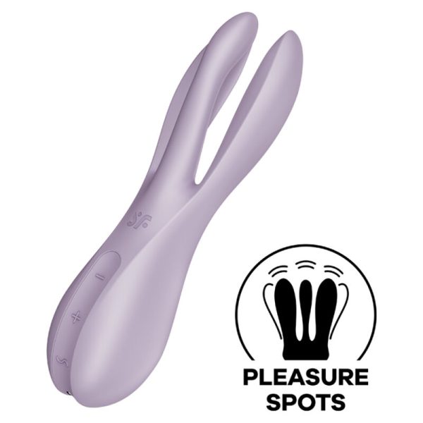 SATISFYER THREESOME 2 VIBRADOR - VIOLETA