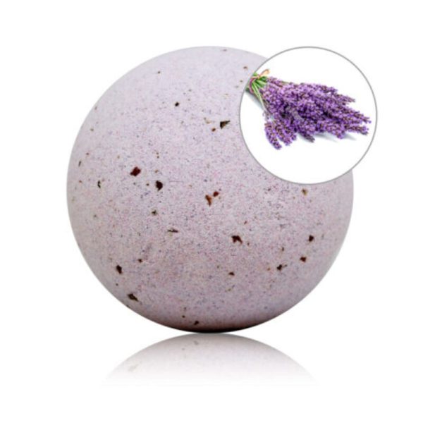 TALOKA - BOMBA DE BANHO PERFUME DE LAVANDA COM PÉTALAS DE ROSA