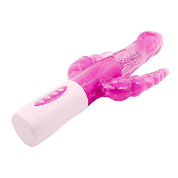 BAILE PRETTY BUNNY TRIPLE VIBRADOR ROTADOR - Image 3