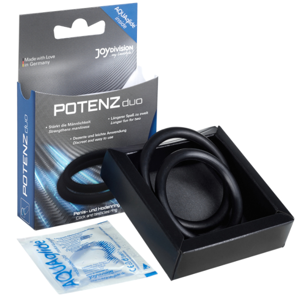 POTENZ DUO ANÉIS PRETO - M - Image 2