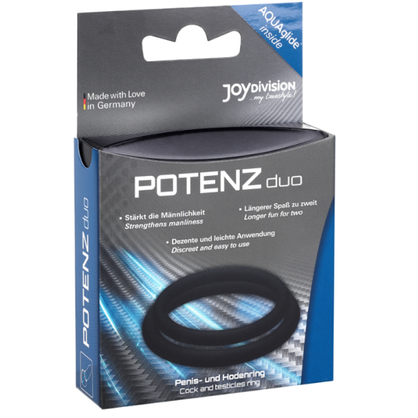 POTENZ DUO ANÉIS PRETO - M - Image 3