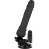 BASECOCK REALISTIC VIBRATOR REMOTE CONTROL PRETO 19,5 CM