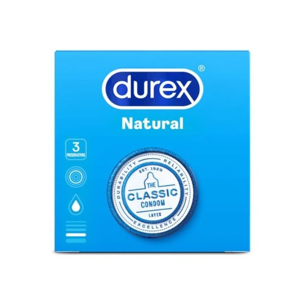 DUREX NATURAL CLASSIC  3 UNITS