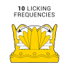 ESTIMULADOR DE CLITÓRIO INTENSO 10 FREQUÊNCIAS DE LAMBEDURA E SUCÇÃO - VERMELHO - Image 2