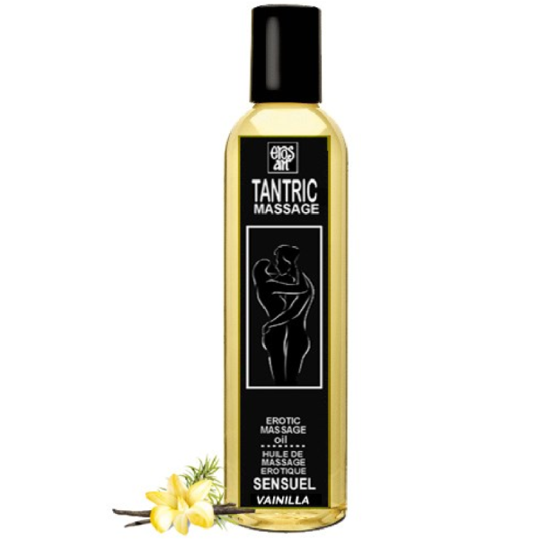 EROS-ART ACEITE MASAJE TANTRICO NATURAL Y AFRODISÍACO VAINILLA 200ML