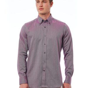 Bagutta Camisas 340_AL57168_038bianco-rosso