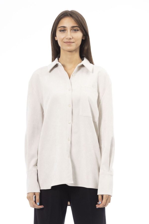 Alpha Studio Camisas AD8890L_5370STUCCO