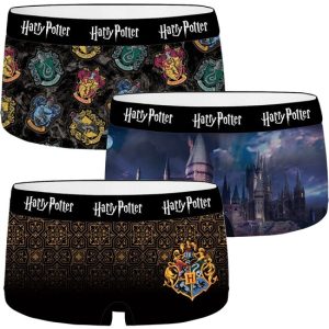 SET DE 3 SHORTS VARIADOS PARA MUJER COLECCIÓN HARRY POTTER