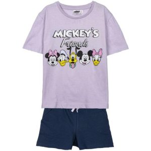 CONJUNTO 2 PIEZAS FRENCH TERRY MINNIE LILAC