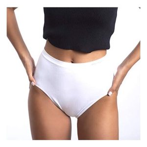PACK 6 BRAGAS ALTAS BLANCAS SIN COSTURAS BLANCO