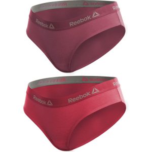 SET DE 2 CULOTTES DEPORTIVOS PARA MUJER REEBOK - ROSA FUERTE + ROSA