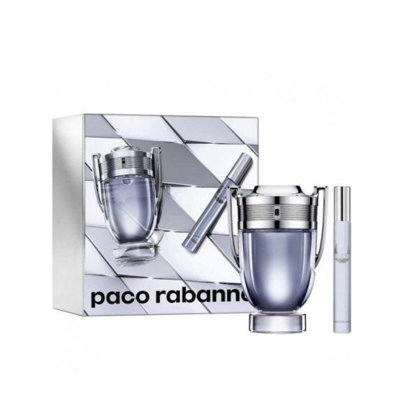 Paco Rabanne Invictus Eau De Toilette Spray 100ml Set 2 Piezas