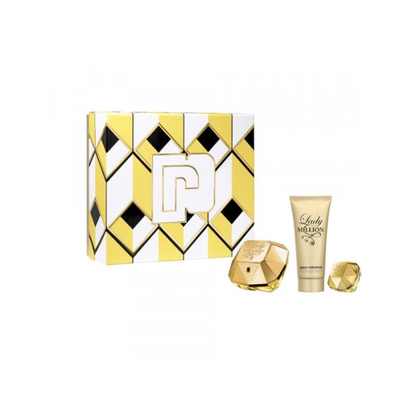 Paco Rabanne Lady Million Eau De Parfum Spray 80ml Christmas Set