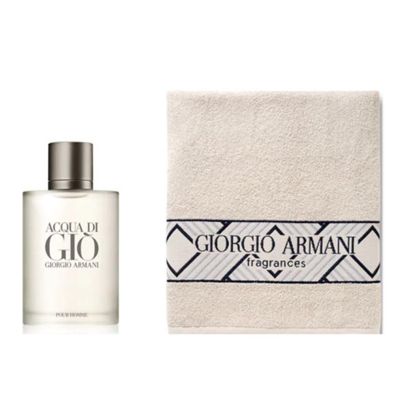 GIORGIO ARMANI ACQUA DI GIO EAU DE TOILETTE 100ML VAPORIZADOR + TOALLA 1U.