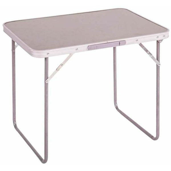 Mesa plegable metal y madera 70x50x60