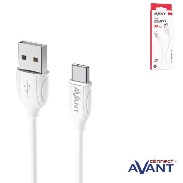 CABLE AVANT CONNECT USB A TIPO C 3A CARGA RAPIDA