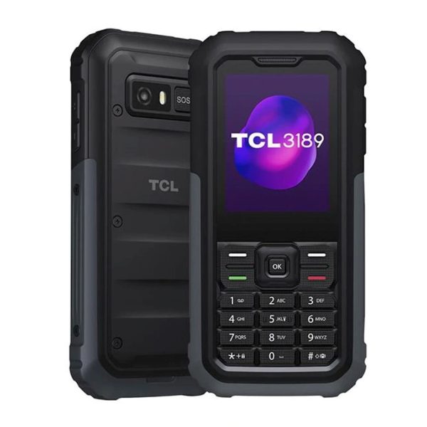 Telefono movil tcl senior 3189 rugerizado 2.4pulgadas grey