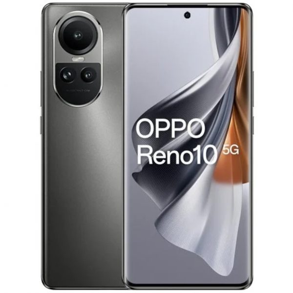 Telefono movil smartphone oppo reno 10 5g grey 6.7pulgadas -  256gb rom -  8gb ram -  64 + 8 + 32 mpx -  32 mpx -  5000 mah -  dual sim