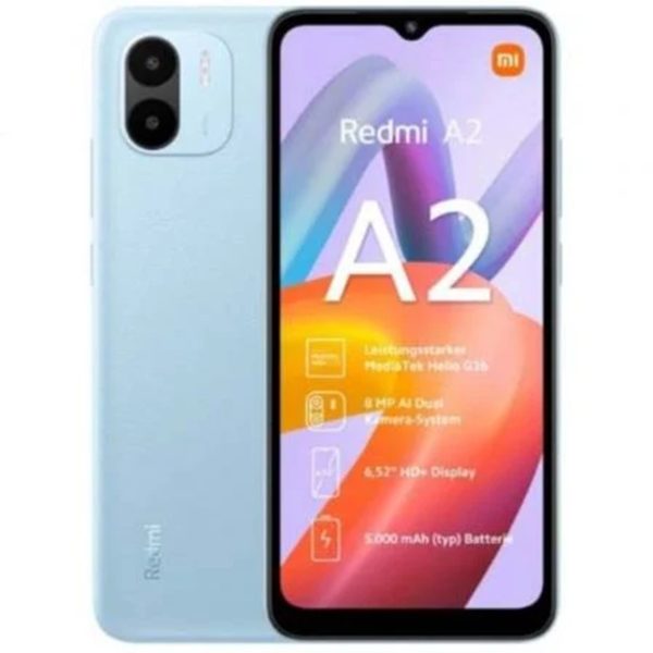 Telefono movil smartphone xiaomi redmi a2 - 2gb - 32gb - 6.52pulgadas - azul