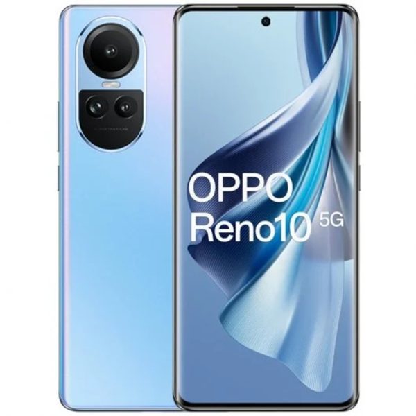 Telefono movil smartphone oppo reno 10 5g blue 6.7pulgadas -  256gb rom -  8gb ram -  64 + 8 + 32 mpx -  32 mpx -  5000 mah -  dual sim