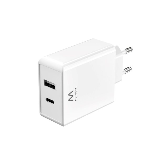 Cargador ewent ew1328 45w usb tipo a - usb tipo c