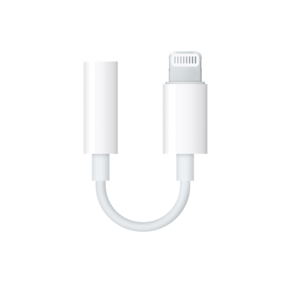 ADAPTADOR APPLE LIGHTNING A JACK 3,5MM BLANCO