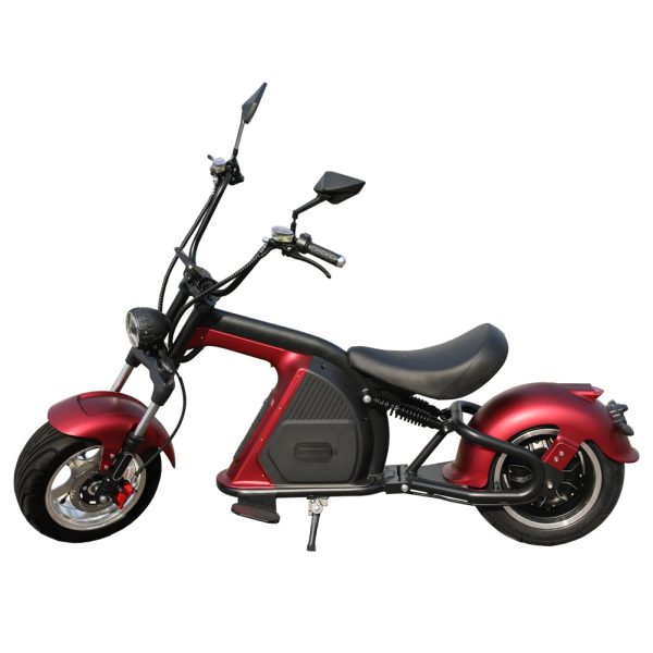 Scooter Eléctrica E-Custom 49e 2000W/30AH Rojo - 18433