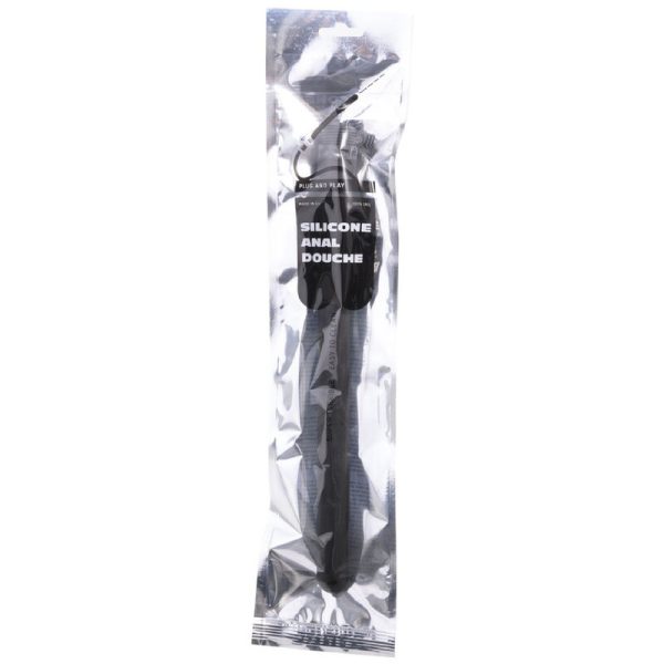 TODO NEGRO - DUCHA ANAL MEGA RIPPLE SILICONA 28,5 CM ALL BLACK - Imagen 2