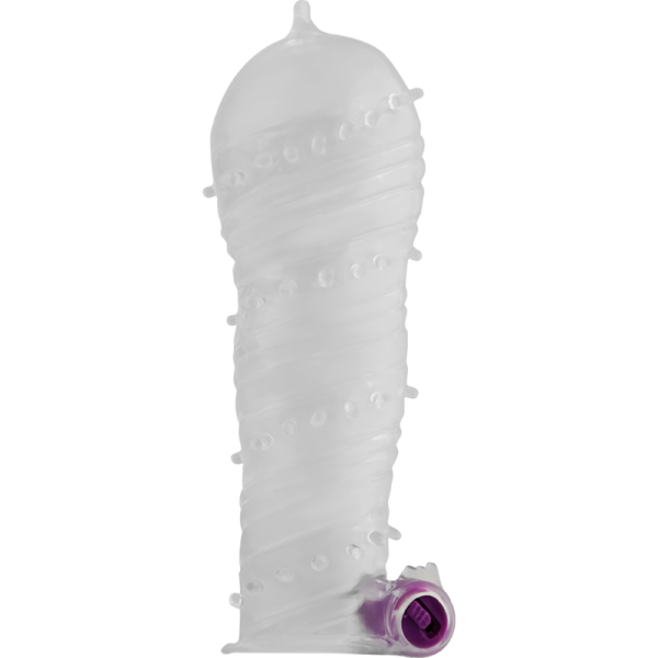 OHMAMA - FUNDA DE PENE TEXTURIZADA CON BALA VIBRANTE CON PUNTA ANCHA OHMAMA STIMULATING - Imagen 2